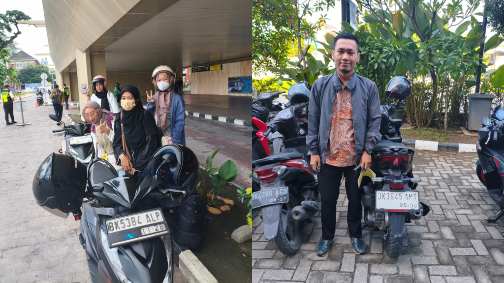 rental motor Medan
